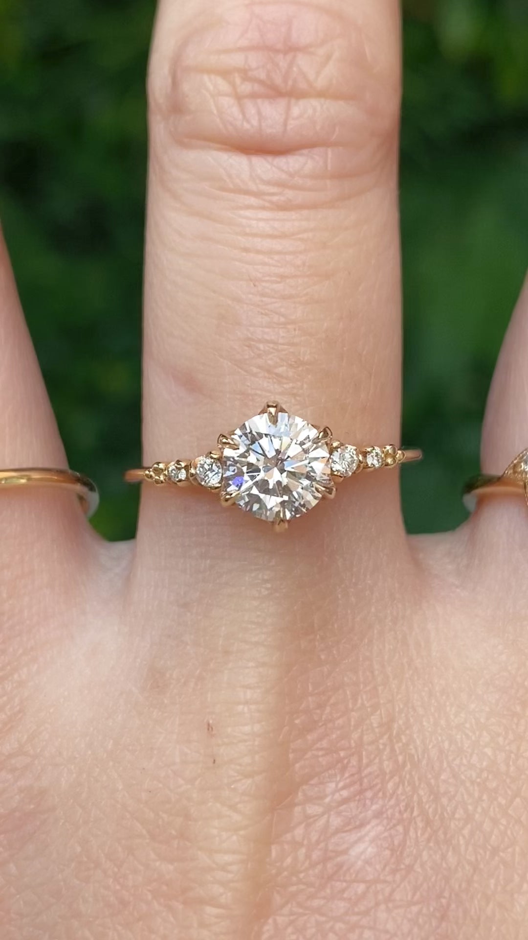 Estel Fleur Six Prongs Ring, GIA Certified 1ct Excellent Cut