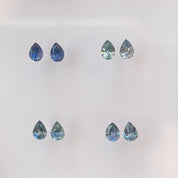 0.30ctw Calibrated Pear Montana Sapphires (4.0mm) CS063 | Pair