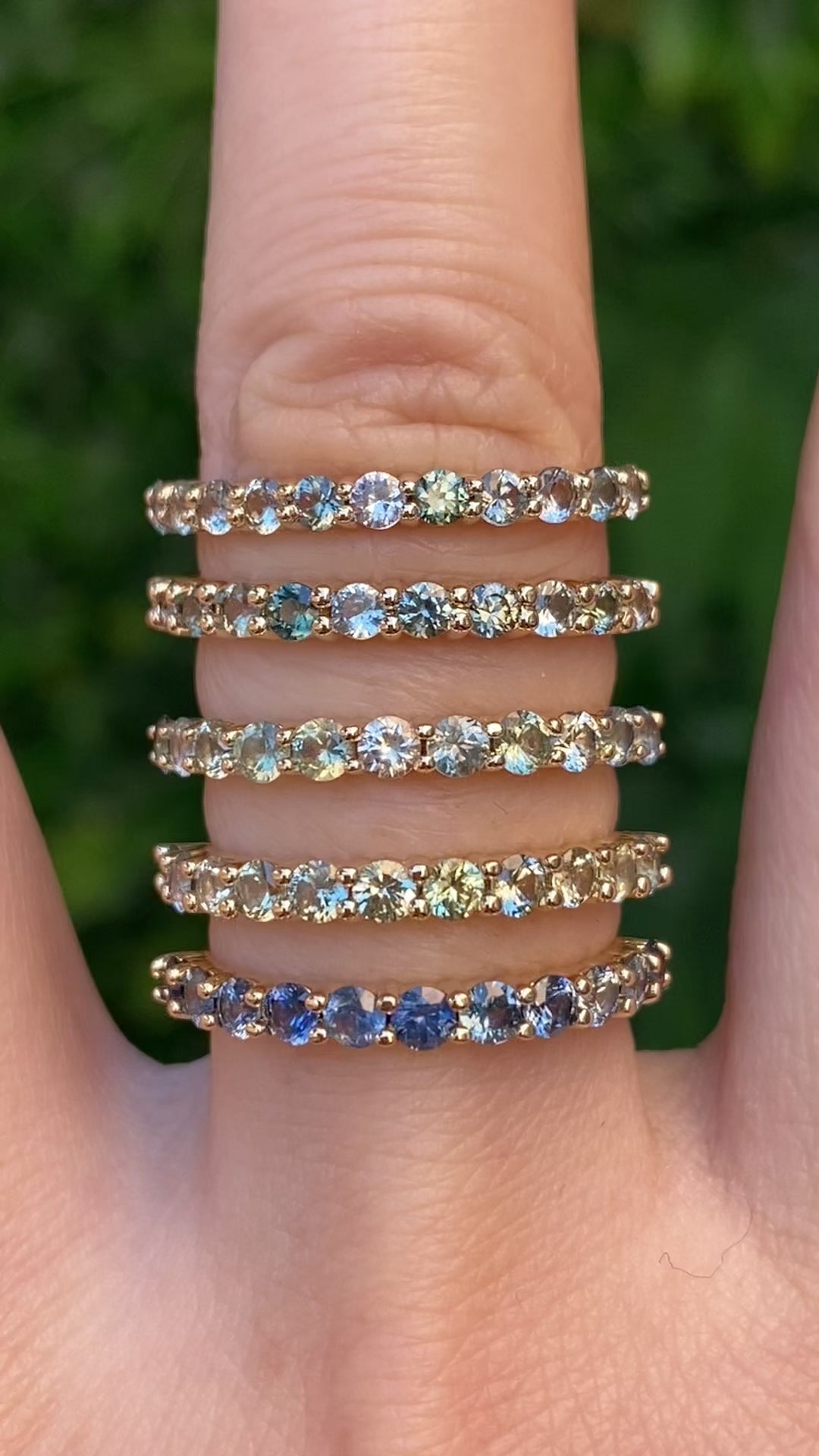 Lydia Montana Sapphire Band 2.3mm-0.70ctw – Envero