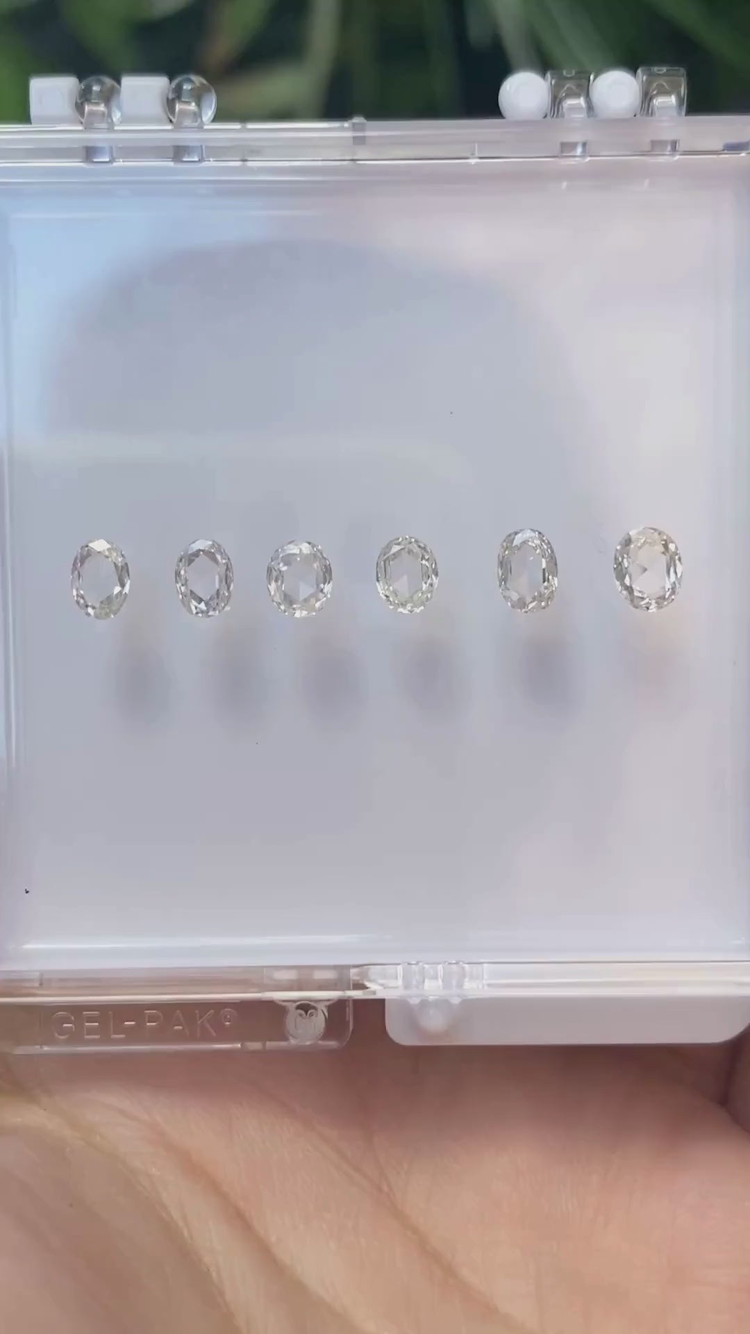 Rose Cut Oval Natural Diamond (5.0mm)