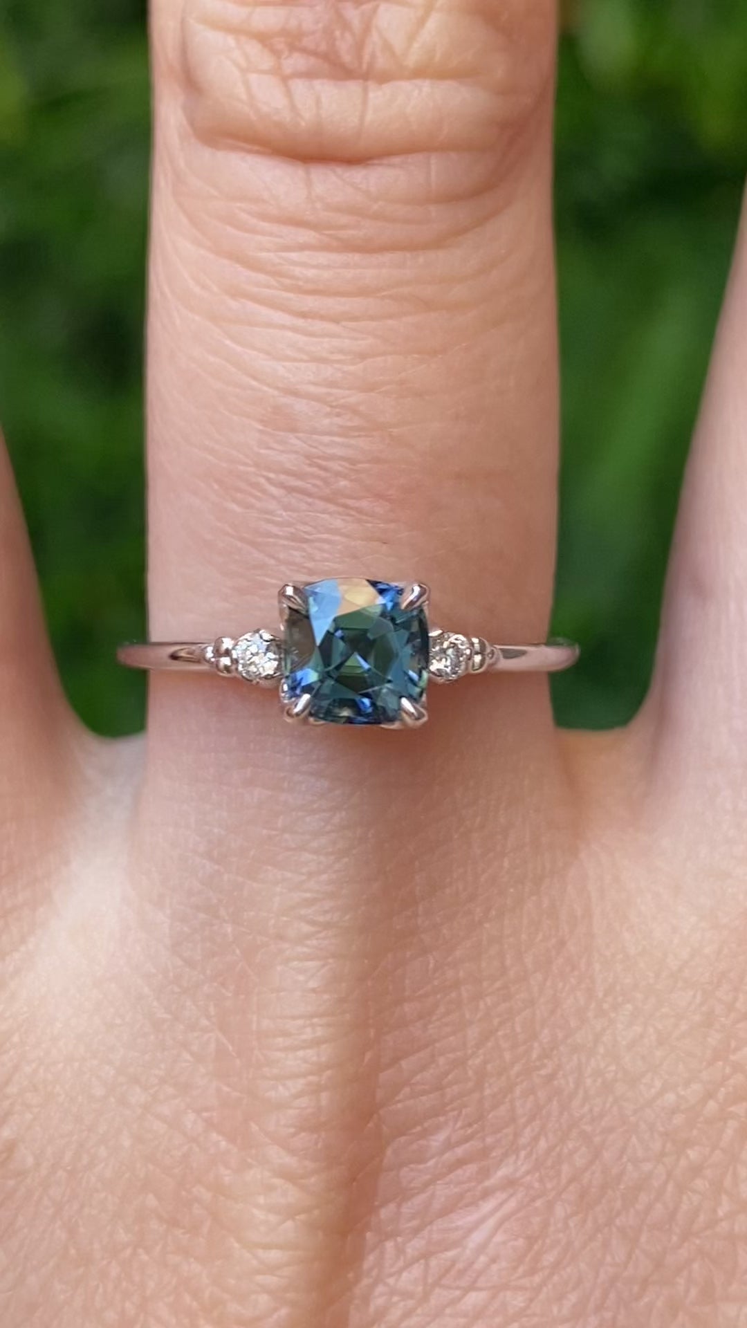 【即日配送】エステルリング・1.29ct・スピネル・K14WG