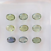 Estel Bezel Ring, 0.60ct Unheated Green Sapphire