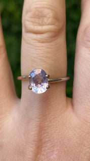 1.62ct Oval Cut Lavender Blue Madagascar Sapphire so629