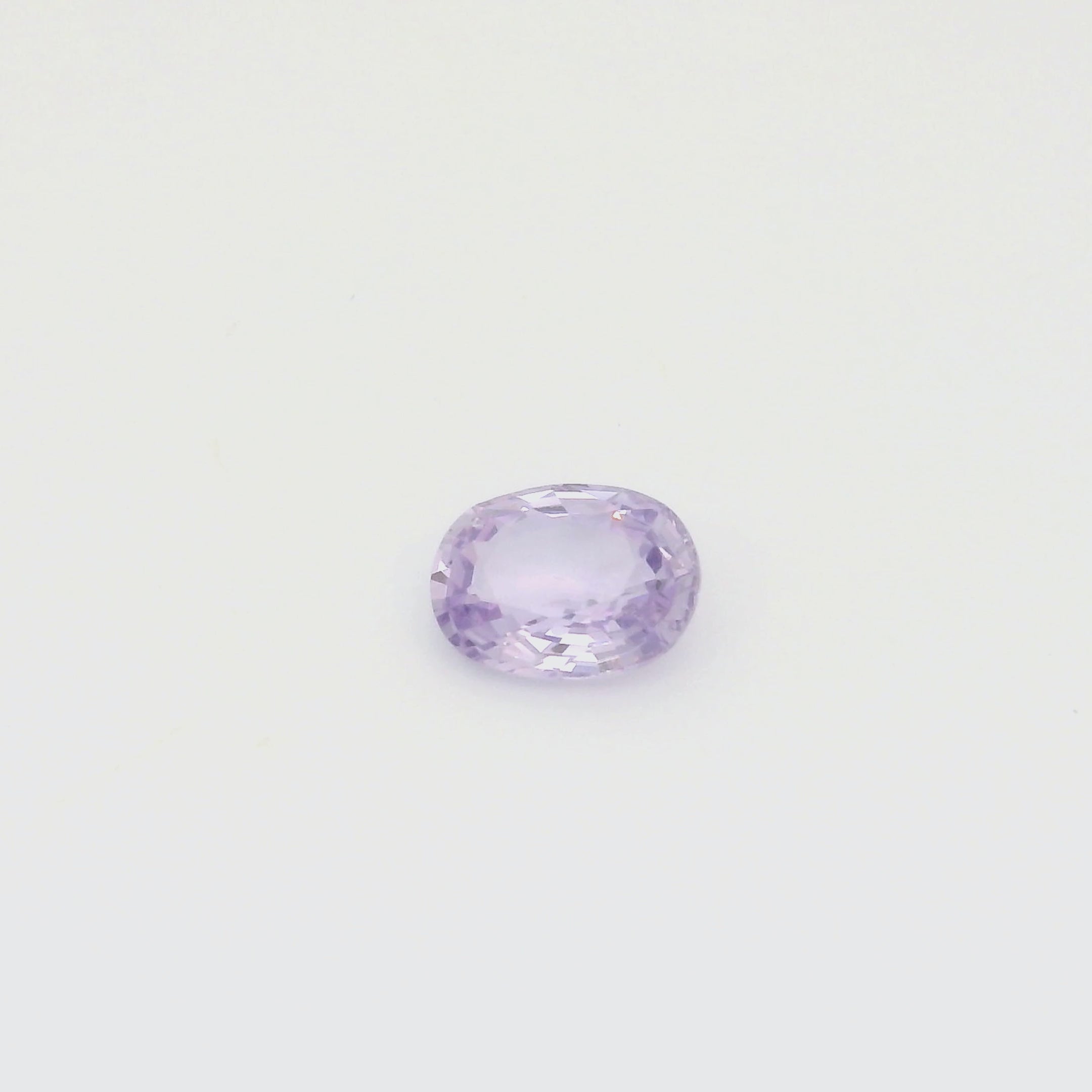1.56ct Oval Cut Lavender Purple Madagascar Sapphire SO630