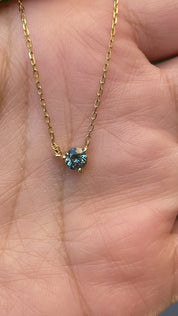 Whisper Montana Sapphire Necklace 4.5mm