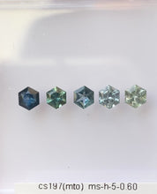 0.60ct Calibrated Hexagon Montana Sapphire (5.0mm) CS197