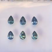 0.80-0.89ct Calibrated Pear Montana Sapphires (7.0mm) CS200