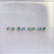 0.15ct Calibrated Round Montana Sapphires (3.0mm) CS070 | Pair