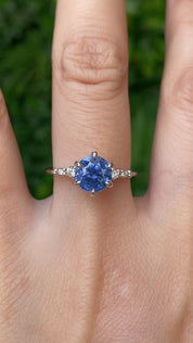 Estel Fleur Ring, 2.42ct Ceylon Sapphire