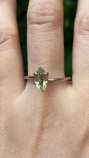 1.02ct Marquise Cut Green Madagascar Sapphire SF417