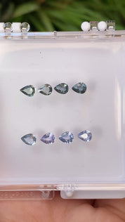 0.30ct Calibrated Pear Unheated Sapphires (5x4mm) CS128