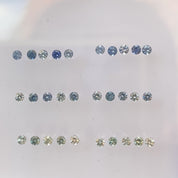 Montana Sapphire Huggie Earrings, 12.5mm