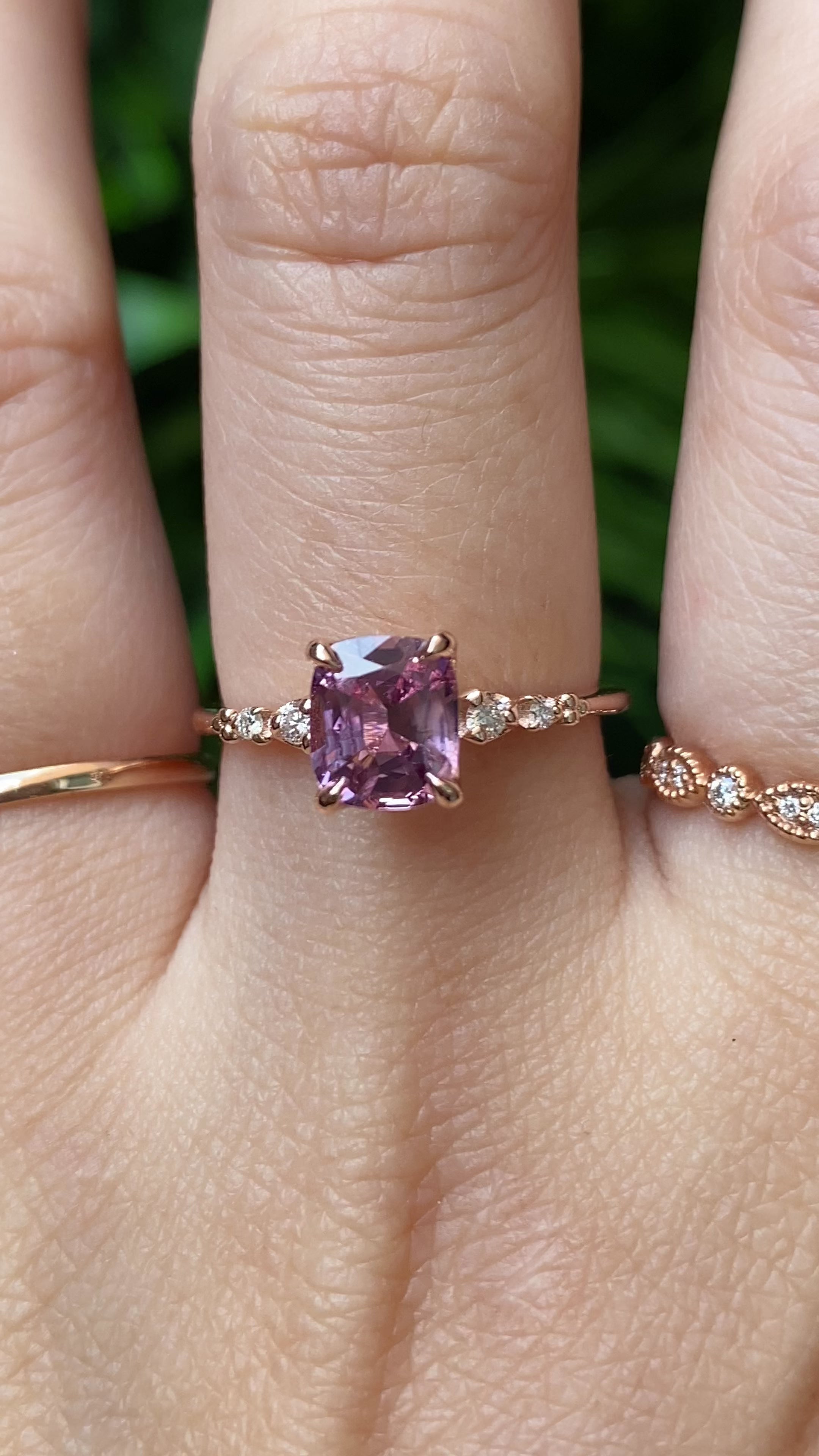 Estel Fleur Ring, 1.29ct Light Pink Spinel – Envero Jewelry