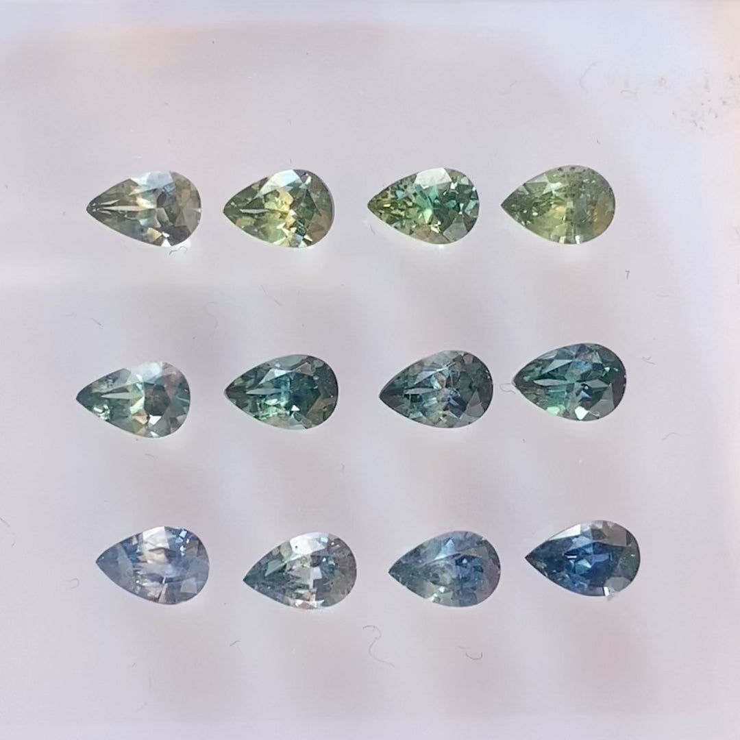 【即日配送】エミリーリング ・0.55ct・加熱モンタナ産ブルーサファイア・K14YG