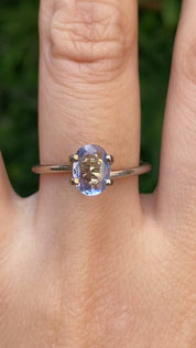 1.05ct Oval Cut Blue Ceylon Sapphire SO736