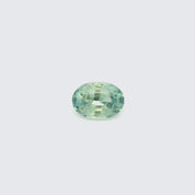 2.26ct Oval Cut Light Blue Green Madagascar Sapphire SO607