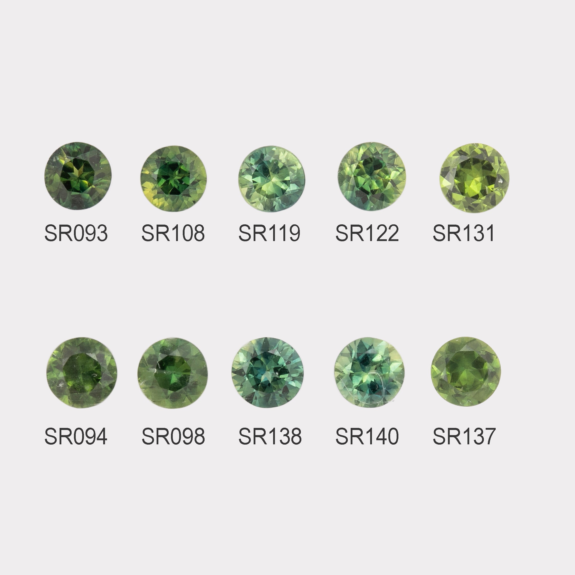 0.75-0.95ct Calibrated Round Queensland Australian sapphire (5.5-5.8mm)