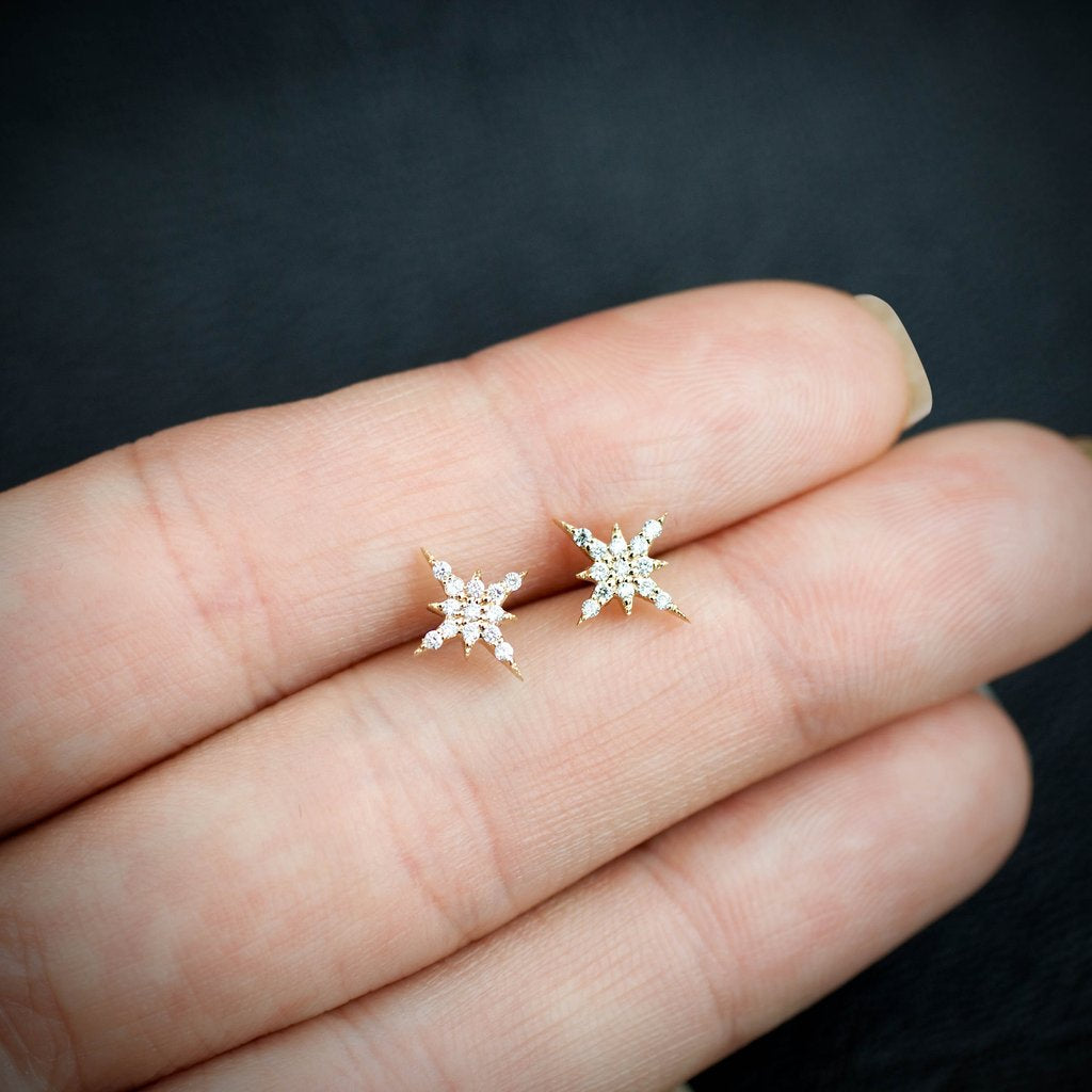 Starburst Diamond Studs