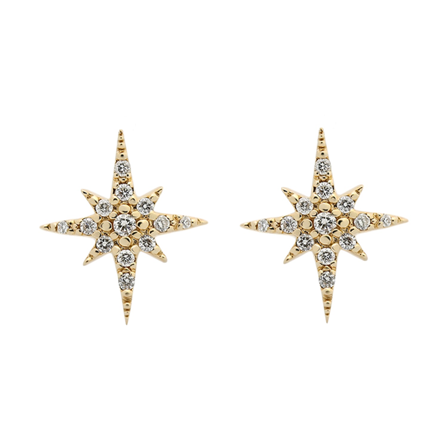 Starburst Diamond Studs (large)