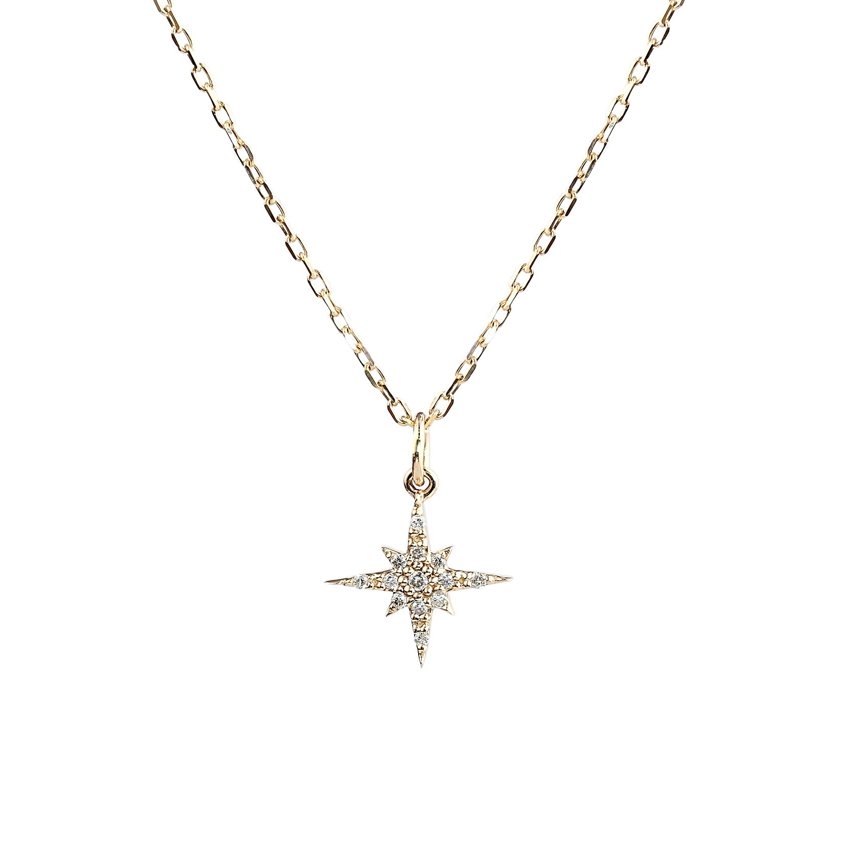 Starburst Diamond Pave Necklace (Small) – Envero