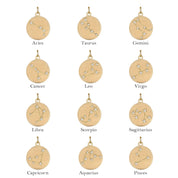 Star Constellation Zodiac Necklace (Charm Option)