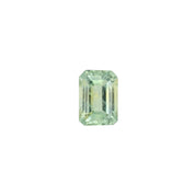 1.31ct Emerald Cut Light Green Montana Sapphire SF310