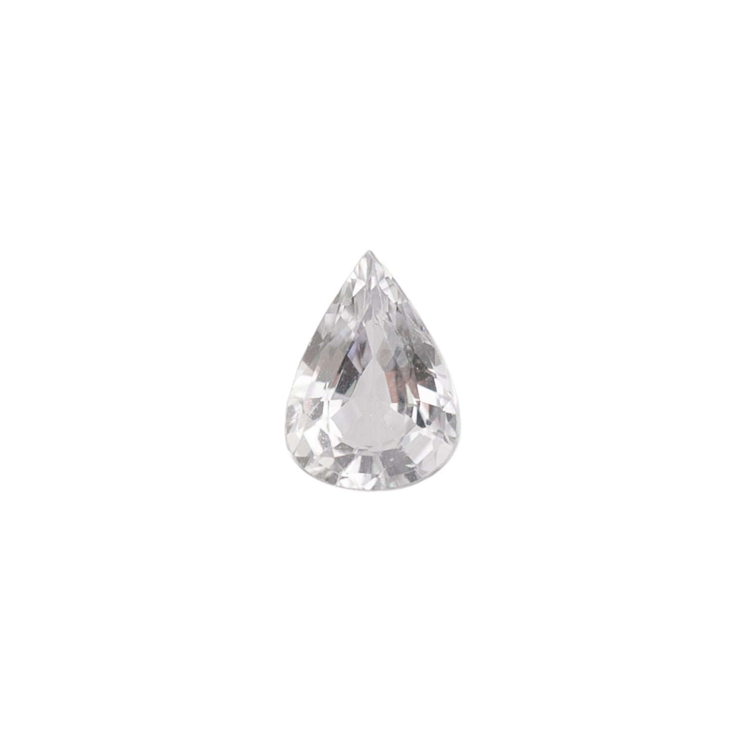 1.24ct Pear Cut Very Light Purple Madagascar Sapphire SF379