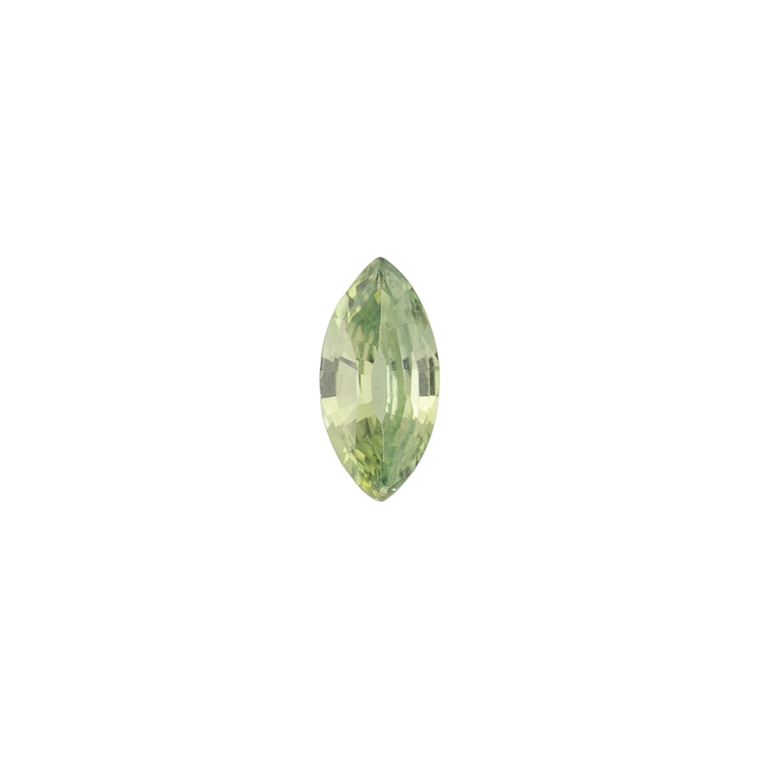 0.56ct Marquise Cut Light Green Madagascar Sapphire SF446