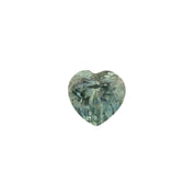0.92ct Heart Cut Light Blue Green Montana Sapphire SF595