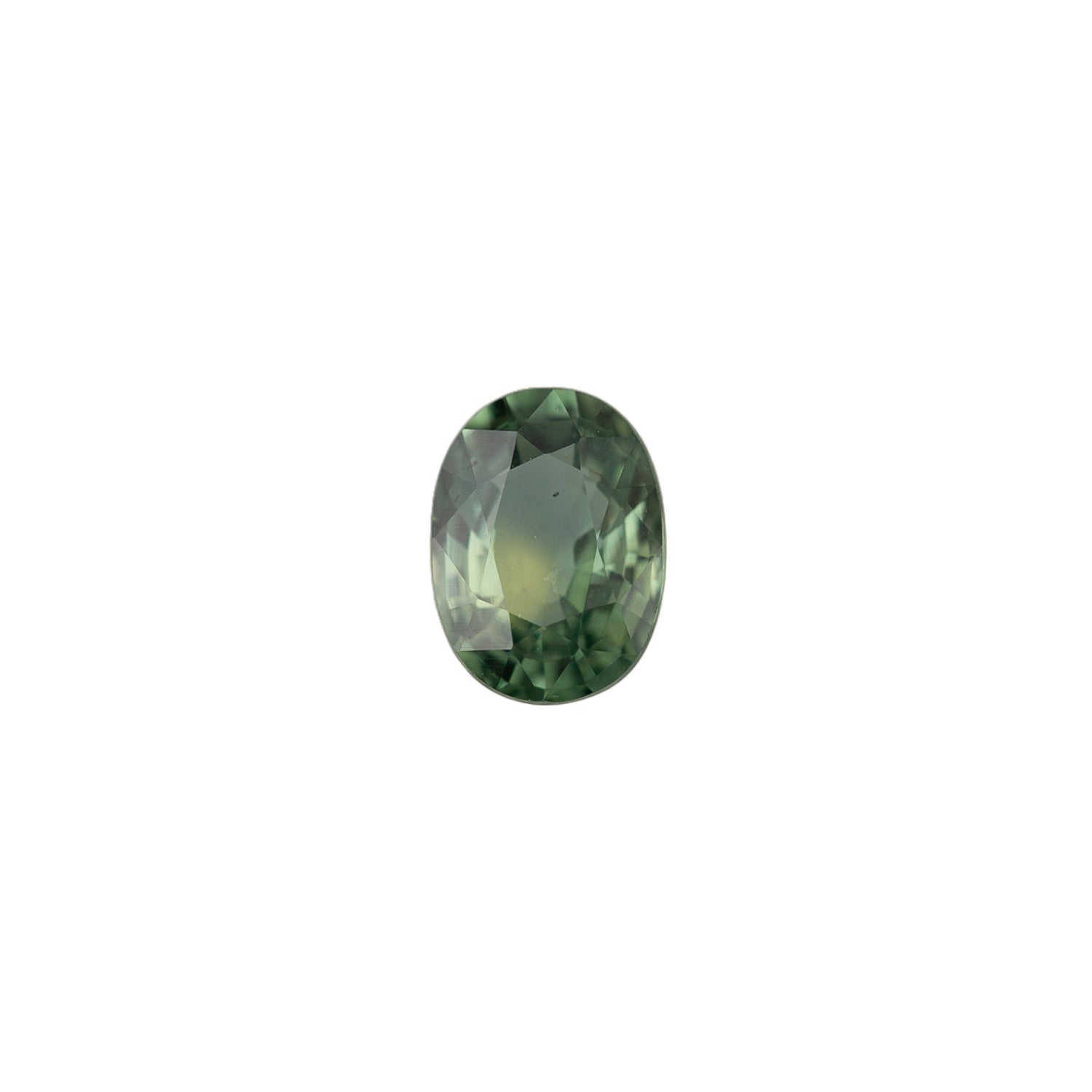 1.13ct Oval Cut Green Madagascar Sapphire SO561