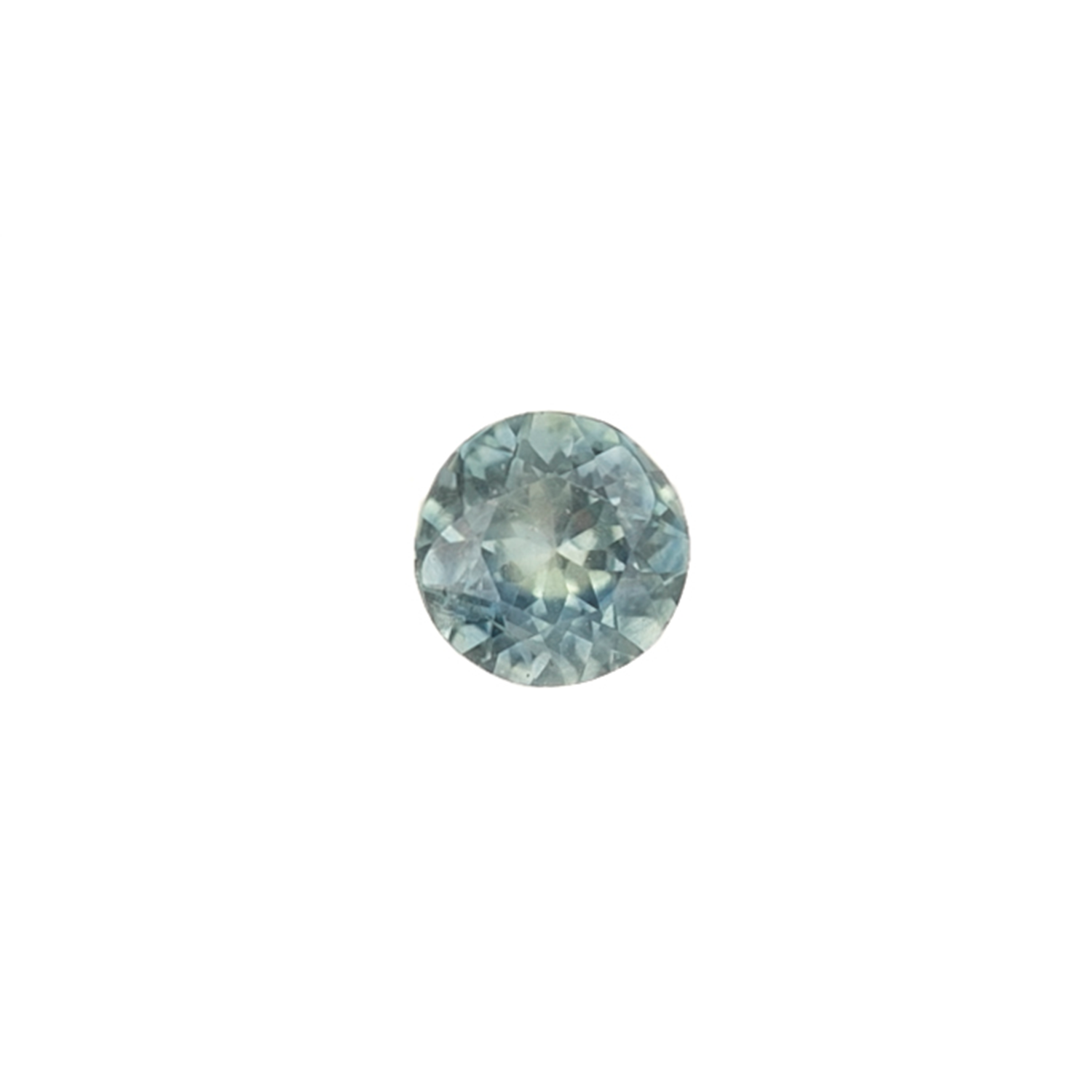 1.04ct Round Cut Light Blue Montana Sapphire SR197