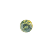 1.14ct Round Cut Parti Green Yellow Montana Sapphire SR203