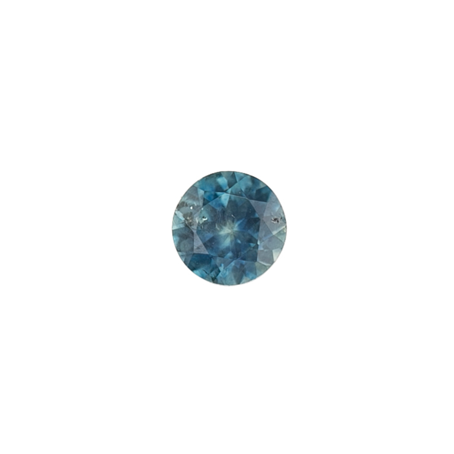 1.17ct Round Cut Teal Blue Montana Sapphire SR231