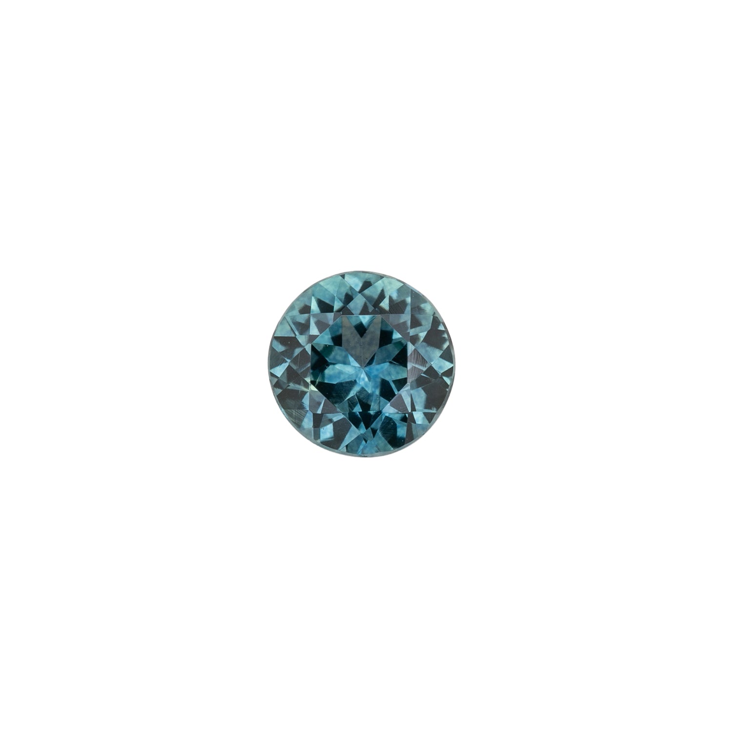 1.11ct ラウンドカット ティールブルーサファイア モンタナ産 SR262