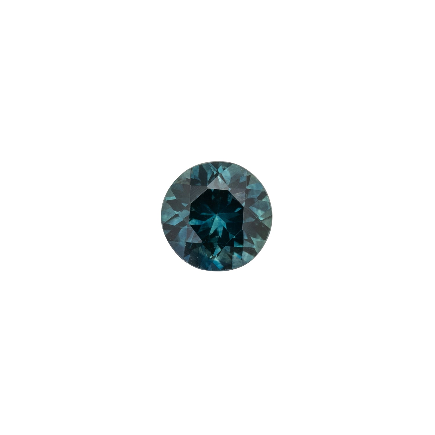 1.11ct Round Cut Teal Blue Montana Sapphire SR264