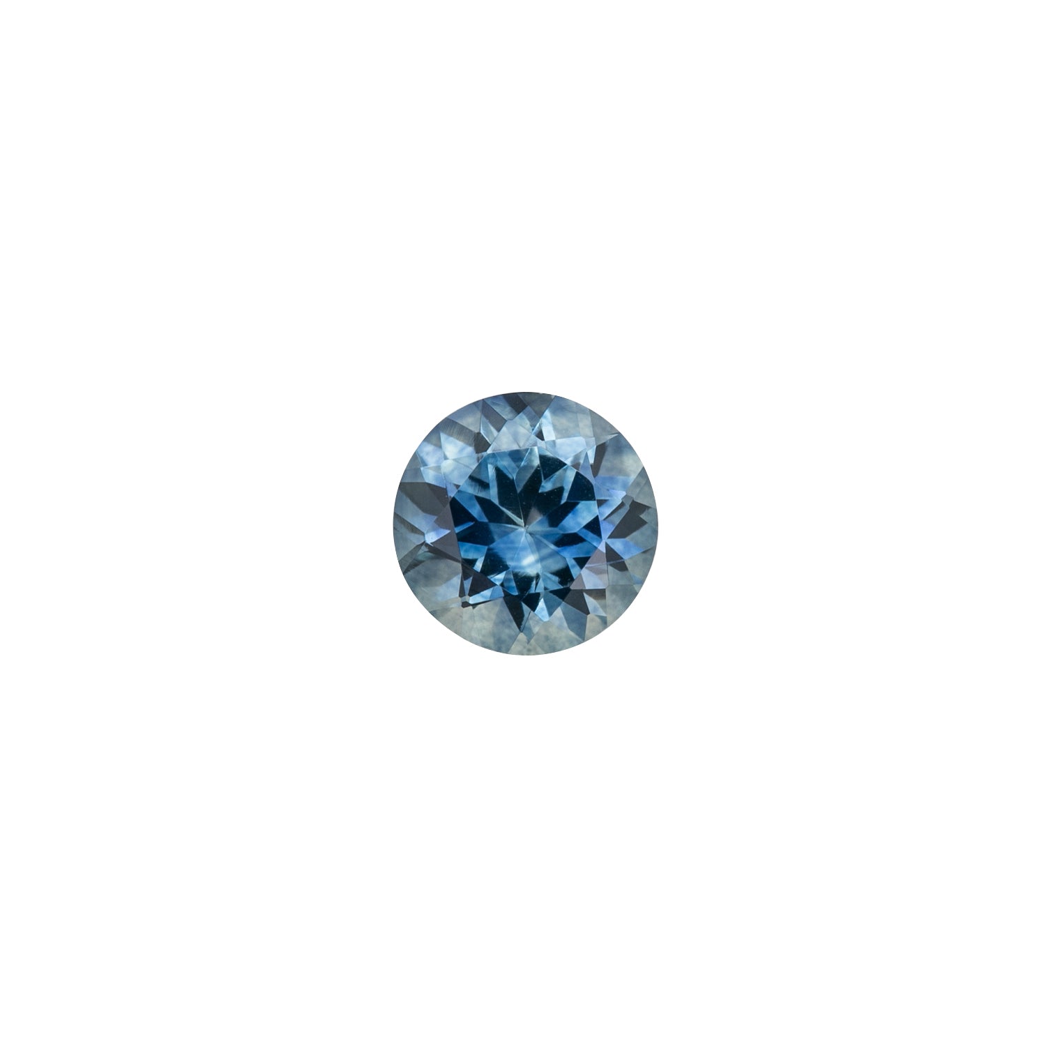 1.09ct Round Cut Blue Montana Sapphire SR269