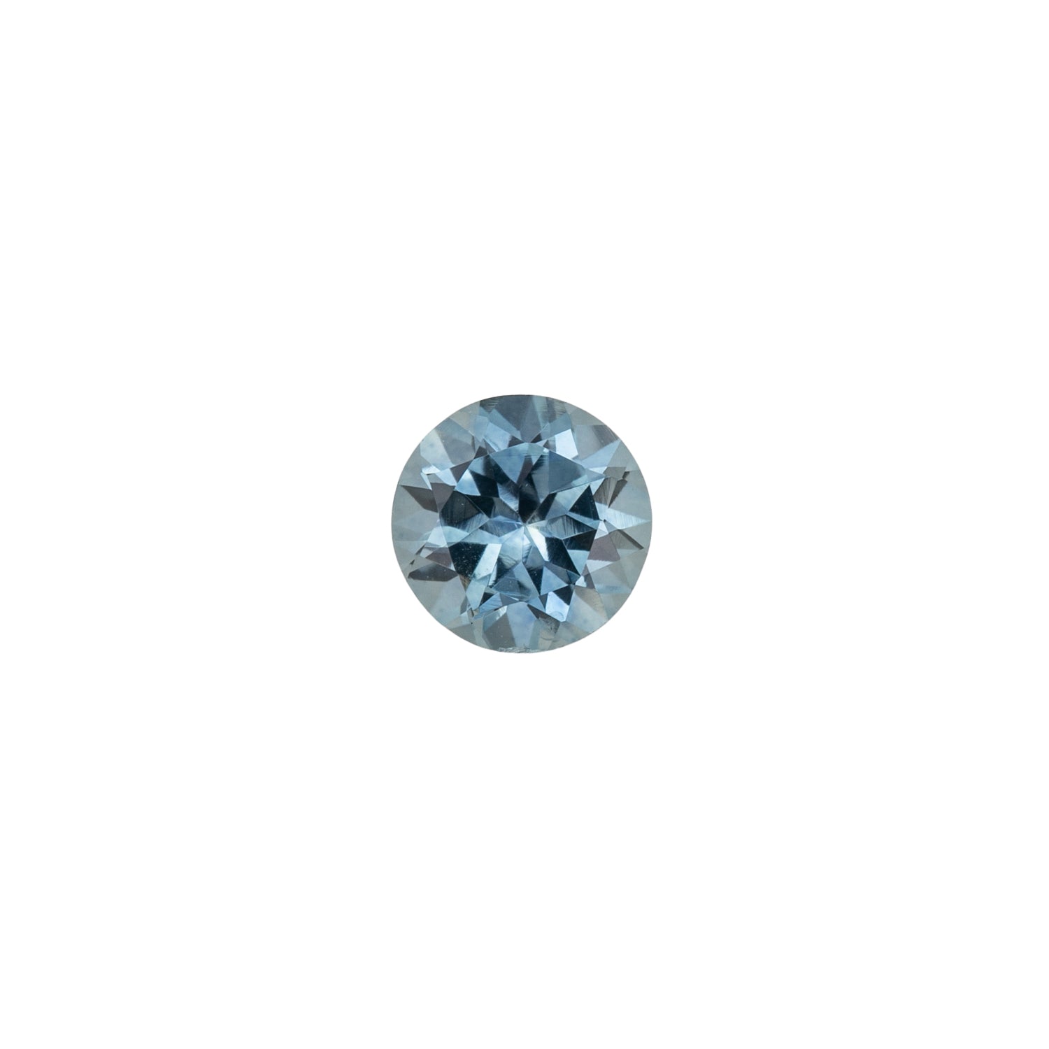 1.08ct ラウンドカット ライトブルーサファイア モンタナ産 SR271