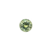 1.2ct Round Cut Light Green Yellow Montana Sapphire SR279