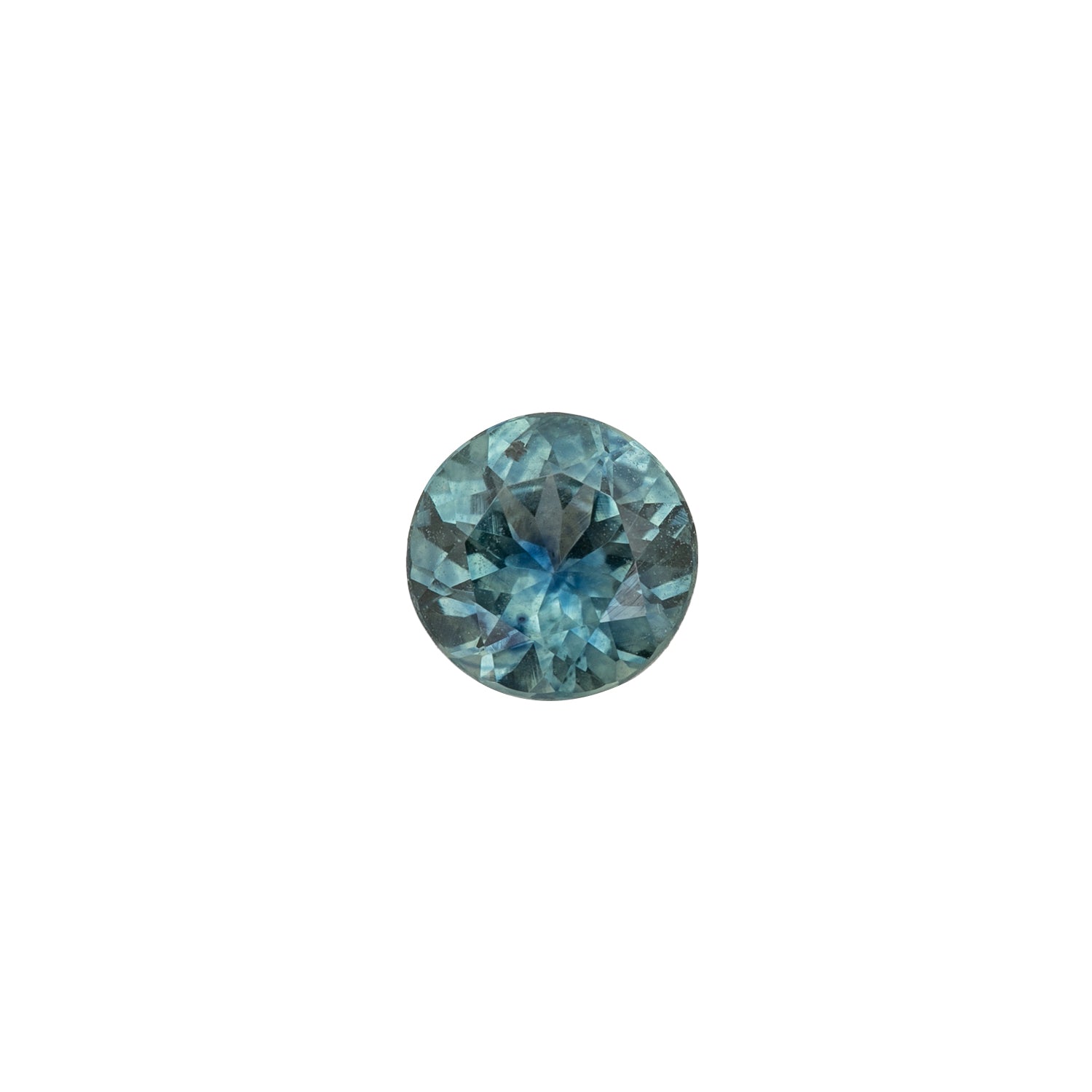 1.19ct Round Cut Teal Blue Montana Sapphire SR283