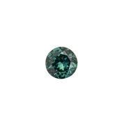 1.23ct Round Cut Blue Green Montana Sapphire SR284
