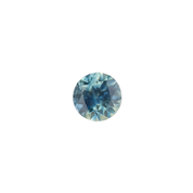 1.19ct Round Cut Parti Aqua Blue Montana Sapphire SR393