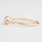 Celeste Ring, 0.25ct Unheated Sapphire
