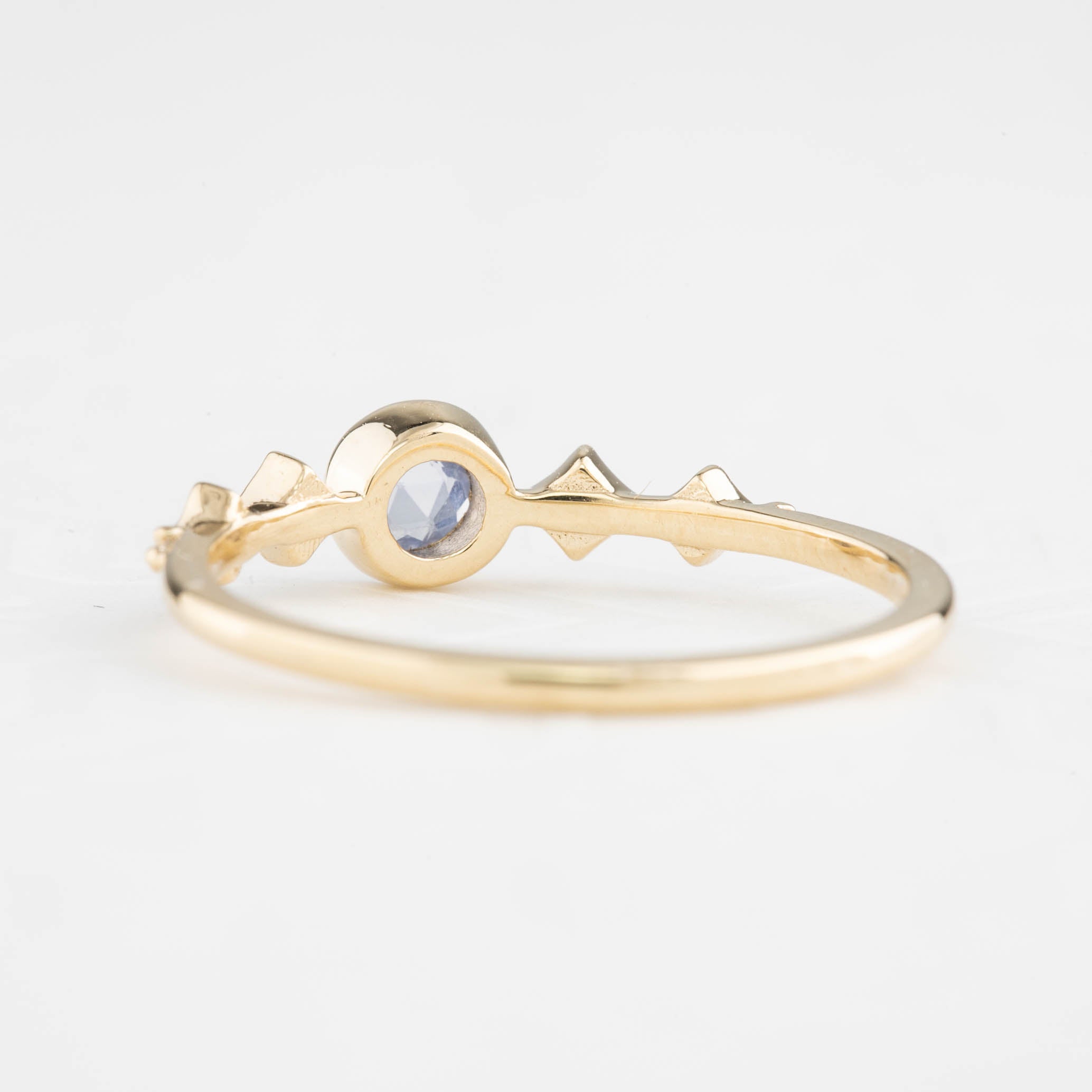 Celeste Ring, 0.25ct Unheated Sapphire