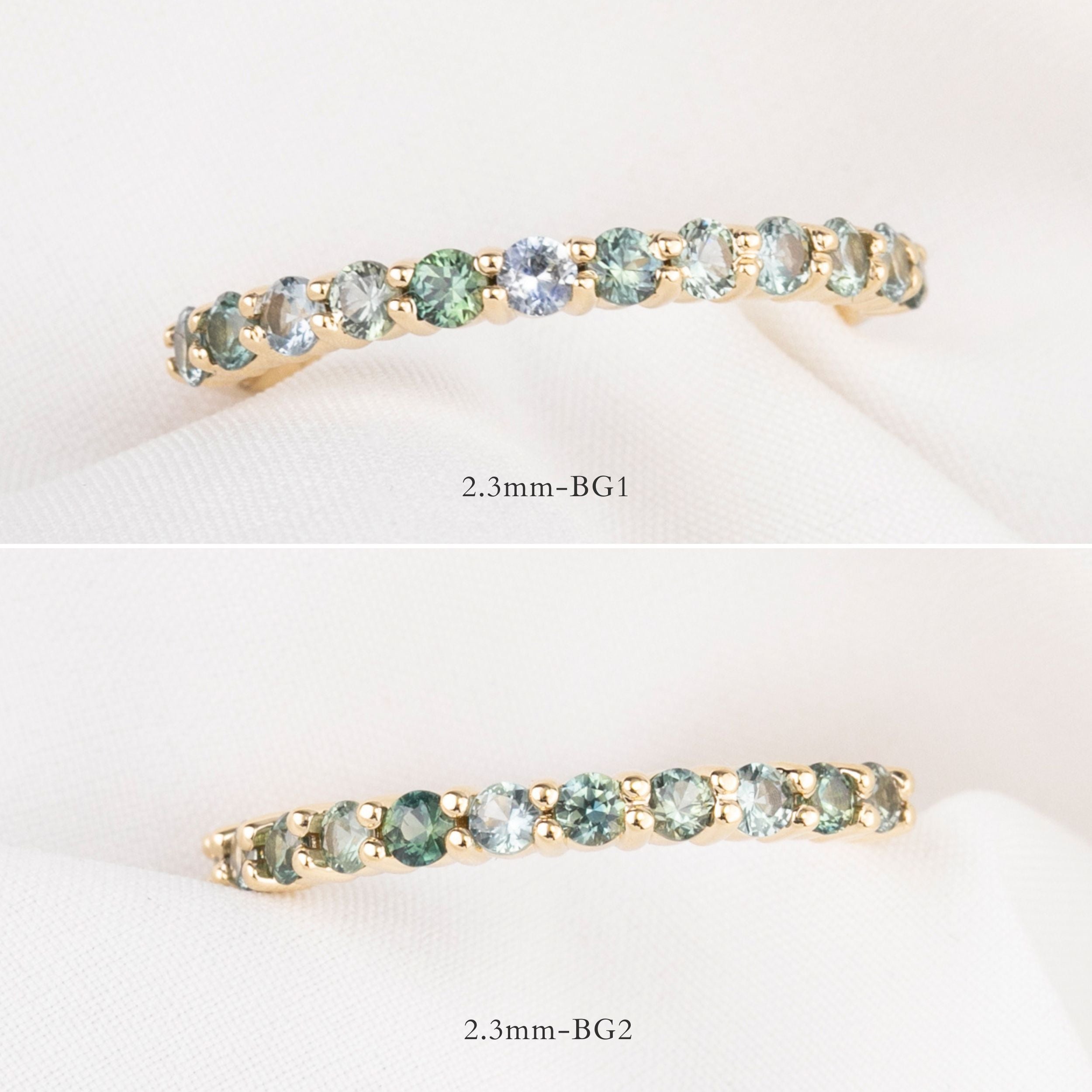 Lydia Montana Sapphire Band 2.3mm-0.70ctw