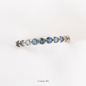 Lydia Montana Sapphire Band 2.3mm-0.70ctw