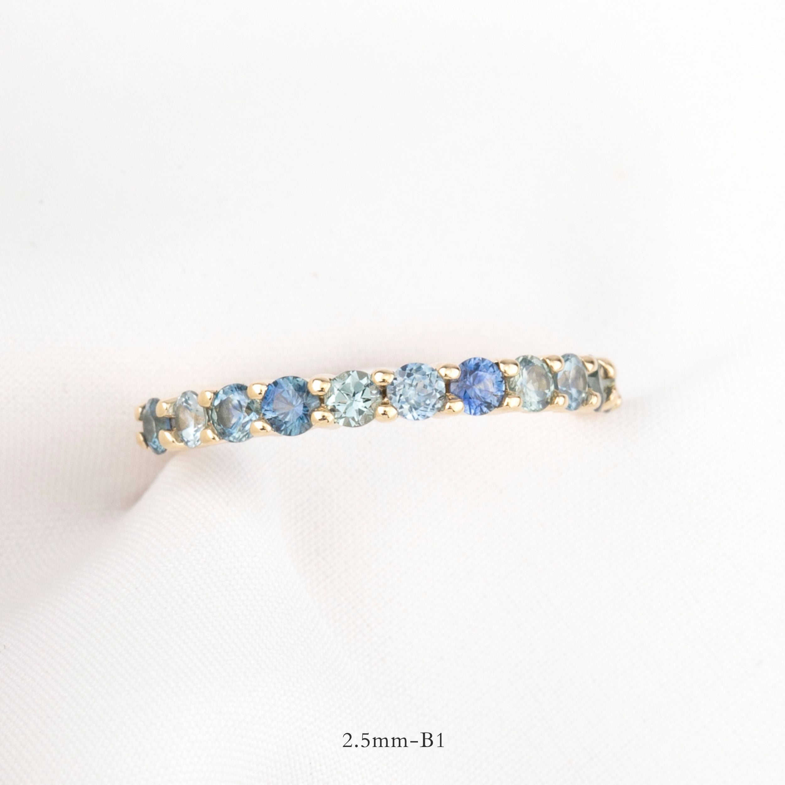 Lydia Montana Sapphire Band 2.3mm-0.70ctw