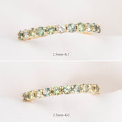 Lydia Montana Sapphire Band 2.3mm-0.70ctw