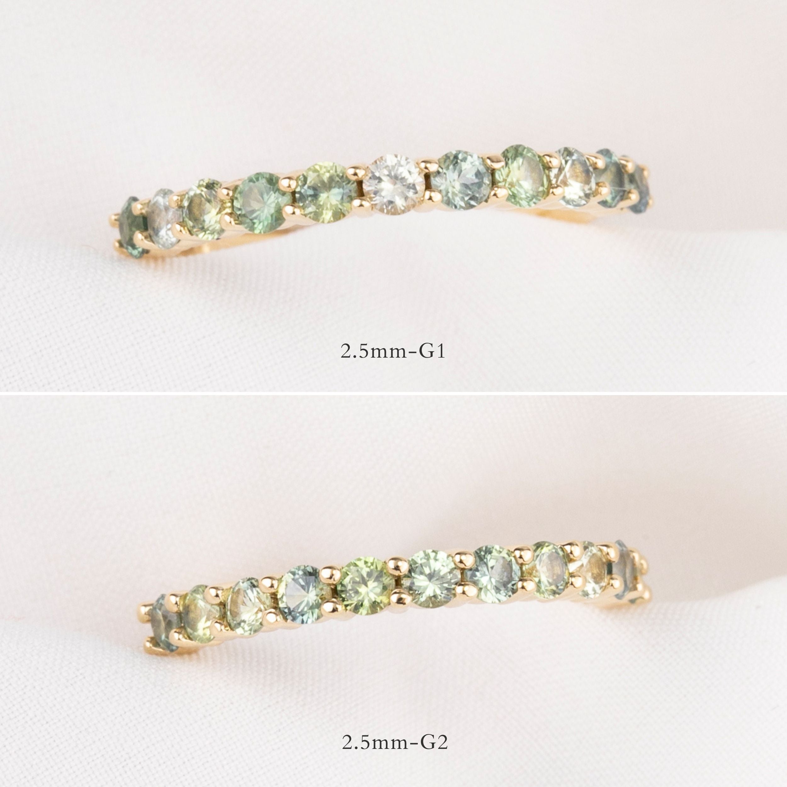 Lydia Montana Sapphire Band 2.3mm-0.70ctw