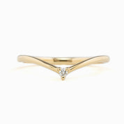 Aster Chevron Petite Ring