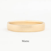 ハーフラウンド ストレート リング Half-Round Straight Band